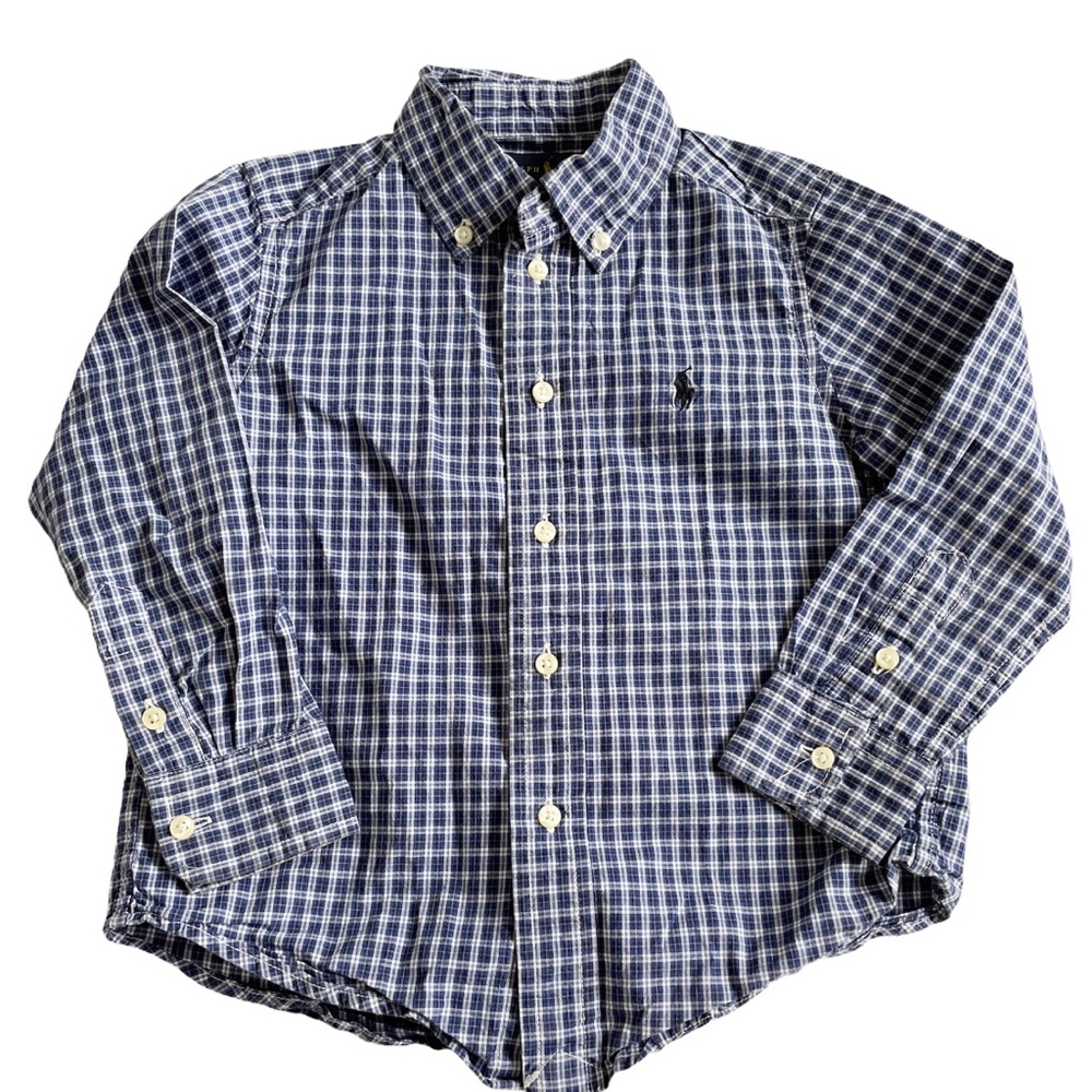 RALPH LAUREN Boys' Plaid Button-Up Shirt